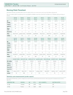 ECG readout, page 19