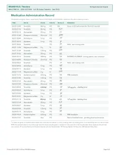 ECG readout, page 5
