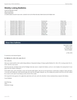 Market report, page 1